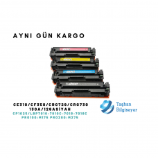 HP CE310/CF350/CRG729/CRG730/130A/126 SİYAH