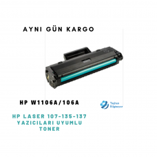 HP W1106/106 TONER 107/135/137 UYUMLU 