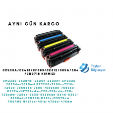 CC533/CE413/CF383/CE313/305/304/CRG718 KIRMIZI TONER